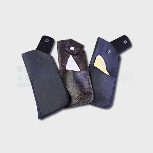 Deri Cepli Çıtçıtlı Kılıf / 50 Adet Deri Cepli Çıtçıtlı Kılıf / 50 Adet