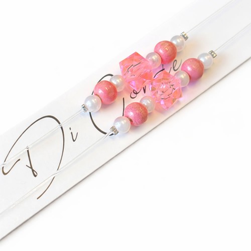 Boncuklu Silikon Askı / 20 Adet