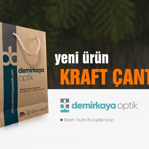 Firmanıza Özel Baskılı Kraft Çanta / 500 Adet Firmanıza Özel Baskılı Kraft Çanta / 500 Adet