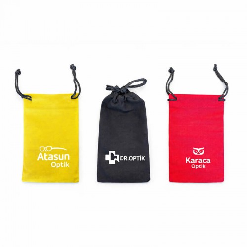 حقائب مخملية مطبوعة / 500 قطعة