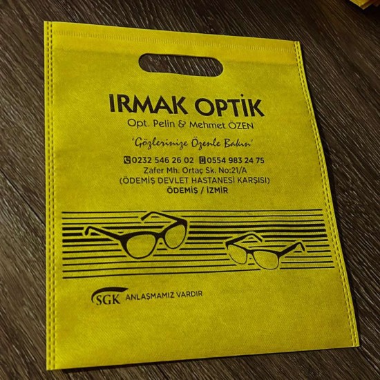 Printed Gusseted Fabric Bag