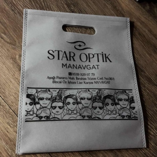 Printed Gusseted Fabric Bag