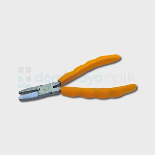 Tek Plastikli Yassı Ağızlı Pense Renkli Tek Plastikli Yassı Ağızlı Pense Renkli