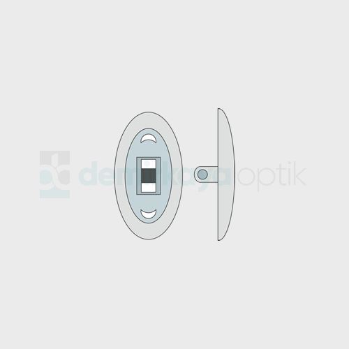 PVC Oval Vidalı Plaket PVC Oval Vidalı Plaket