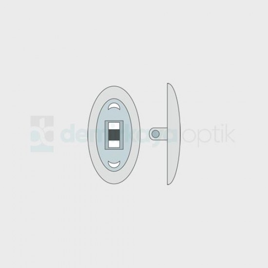 PVC Oval Vidalı Plaket PVC Oval Vidalı Plaket