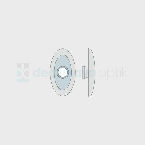 PVC Titanium Oval Plaket PVC Titanium Oval Plaket