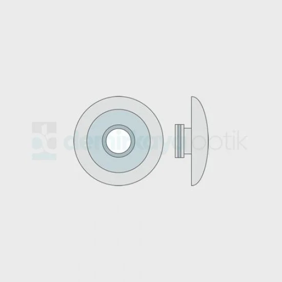 Silikon Titanium Yuvarlak Plaket