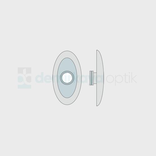 Silikon Titanium Oval Plaket Silikon Titanium Oval Plaket