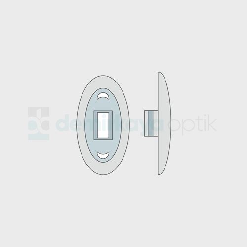 Silikon Oval Geçme Plaket 15-17 Silikon Oval Geçme Plaket 15-17