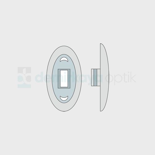 Silikon Oval Geçme Plaket 18-19 Silikon Oval Geçme Plaket 18-19