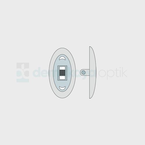 Silikon Oval Vidalı Plaket 14-11 Silikon Oval Vidalı Plaket 14-11