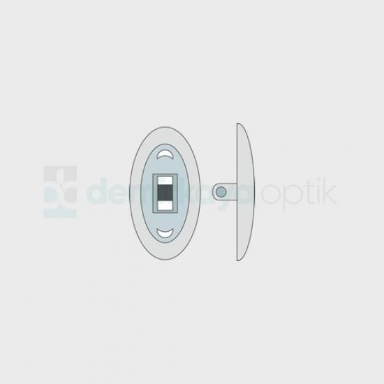 Silikon Oval Vidalı Plaket 14-11 Silikon Oval Vidalı Plaket 14-11