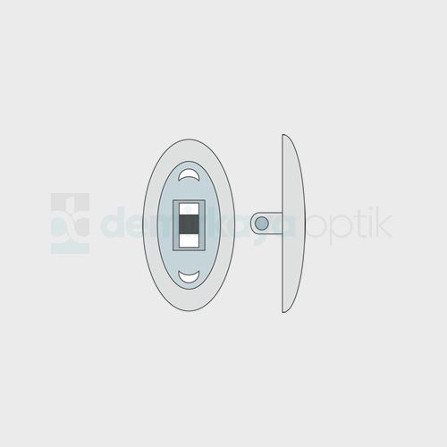 Silikon Oval Vidalı Plaket 14-15 Silikon Oval Vidalı Plaket 14-15