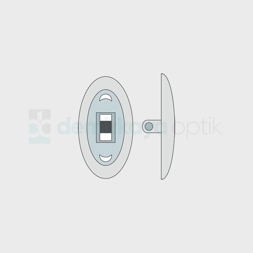 Silikon Oval Vidalı Plaket 15-17 Silikon Oval Vidalı Plaket 15-17