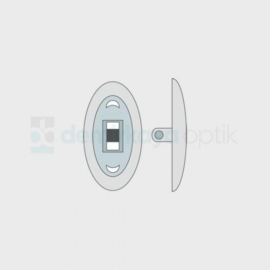 Silikon Oval Vidalı Plaket 15-17 Silikon Oval Vidalı Plaket 15-17