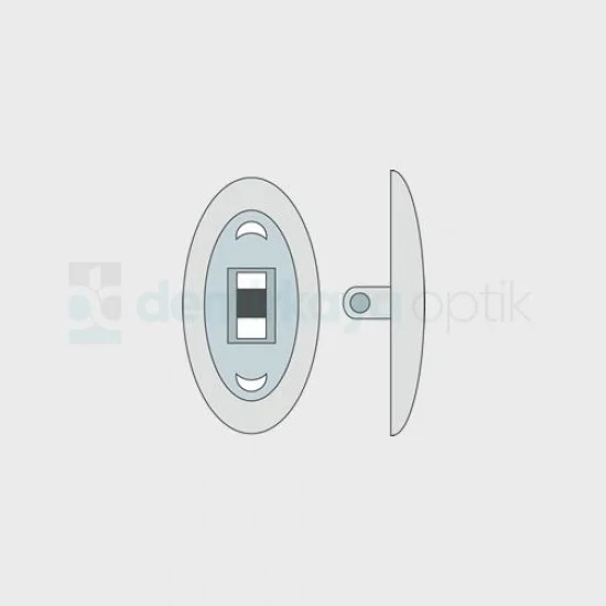 Silikon Oval Vidalı Plaket 18-19 Silikon Oval Vidalı Plaket 18-19