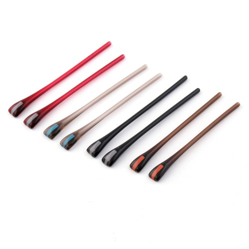 Bicolor Plastik Sap Ucu - Model 2 / 1 Çift