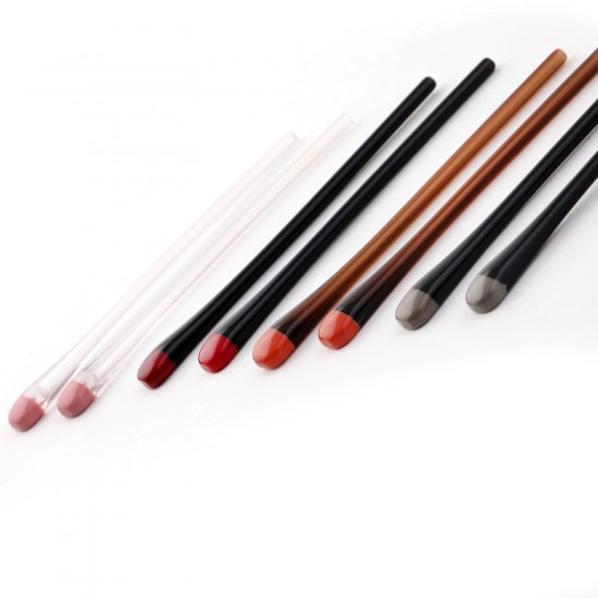 Bicolor Plastik Sap Ucu - Model 3 / 1 Çift