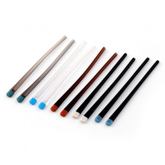 Bicolor Plastik Sap Ucu - Model 4 / 1 Çift