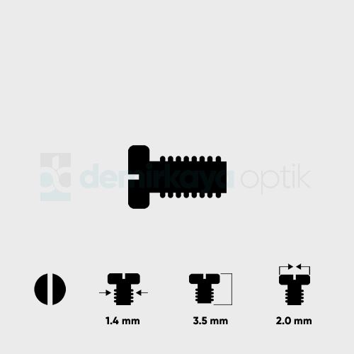 Blok Vidası 1.4*3.5mm Blok Vidası 1.4*3.5mm