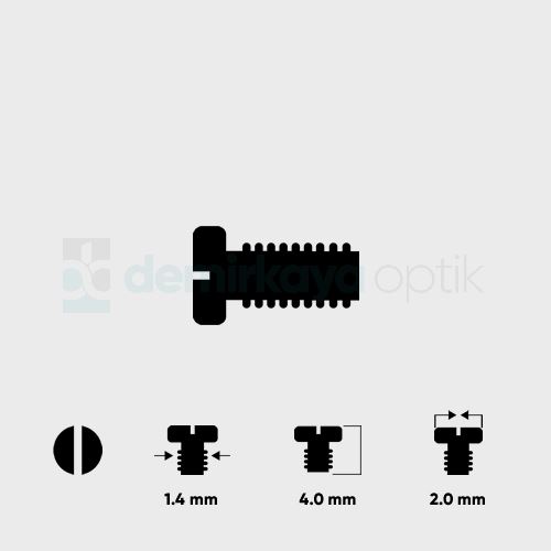 Blok Vidası 1.4*4.0mm Blok Vidası 1.4*4.0mm