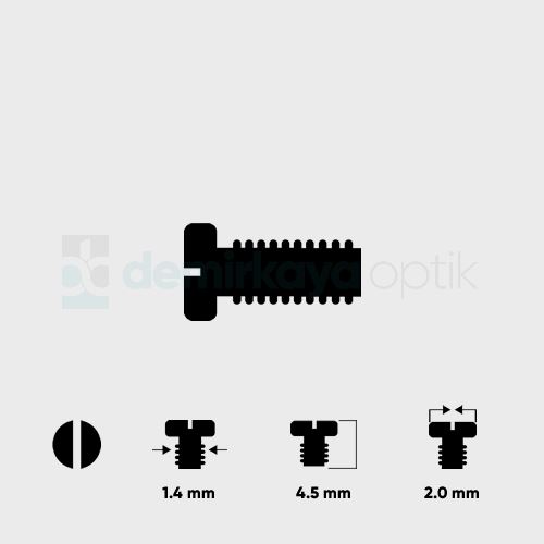 Blok Vidası 1.4*4.5mm Blok Vidası 1.4*4.5mm