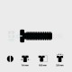 Faset-Blok Vidası 1.4*8.0mm Faset-Blok Vidası 1.4*8.0mm