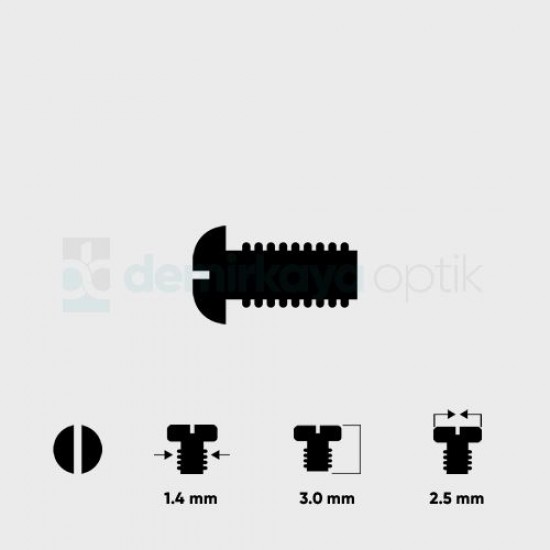 Büyük Tepeli Blok Vidası 1.4*3.0mm Büyük Tepeli Blok Vidası 1.4*3.0mm