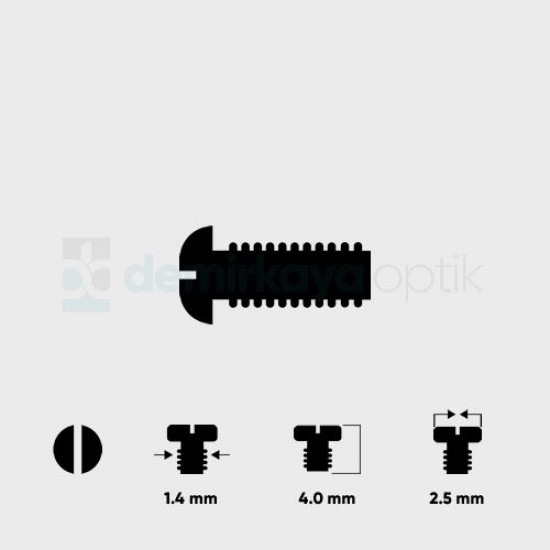 Büyük Tepeli Blok Vidası 1.4*4.0mm Büyük Tepeli Blok Vidası 1.4*4.0mm