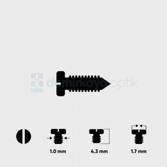 Plaket Vidası 1.0*4.3mm Plaket Vidası 1.0*4.3mm