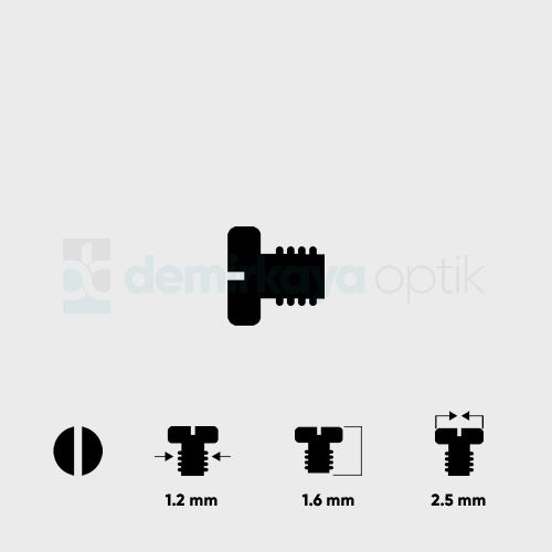 Kısa Vida 1.2*1.6mm Kısa Vida 1.2*1.6mm