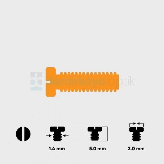 Düz Faset Vidası Altın 1.4*5.0mm Düz Faset Vidası Altın 1.4*5.0mm