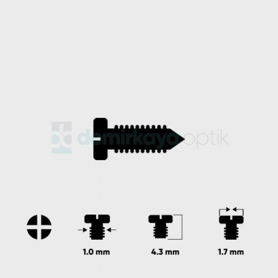 Yıldız Plaket Vidası 1.0*4.3mm Yıldız Plaket Vidası 1.0*4.3mm