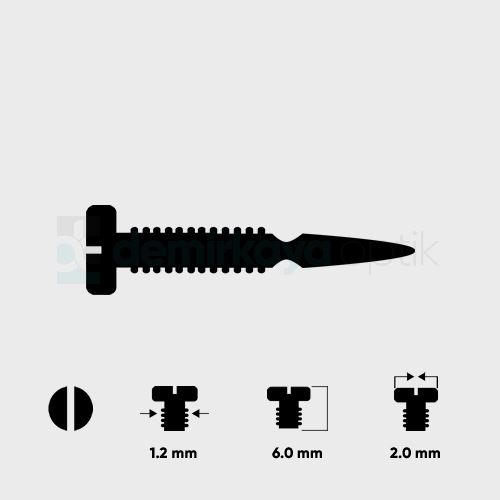 Kılavuz Vida 1.2*6.0mm Kılavuz Vida 1.2*6.0mm