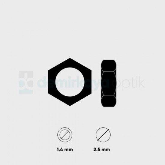 Köşeli Somun 1.4mm Köşeli Somun 1.4mm