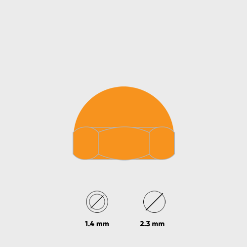 Metal Şapka Altın Renk Metal Şapka Altın Renk