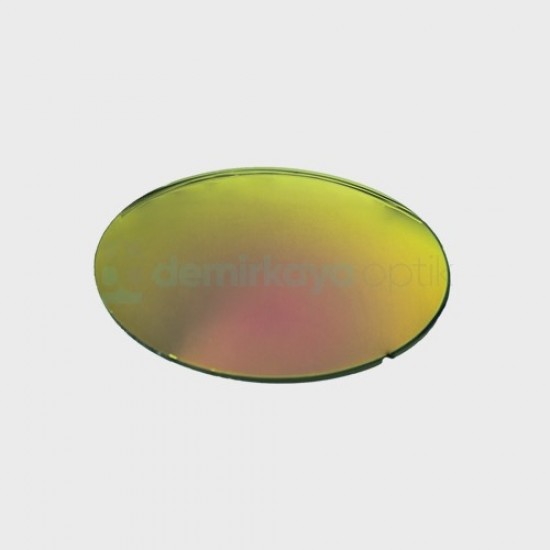 CR-39 Organic Gold Mirrored Sun Glass Lens 6B