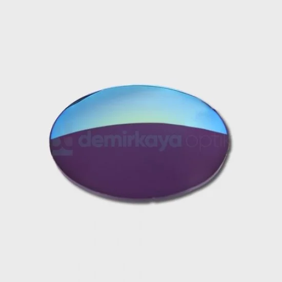CR-39 Organic Gold Half Mirrored Sun Glass Lens 6B CR-39 Organic Gold Half Mirrored Sun Glass Lens 6B
