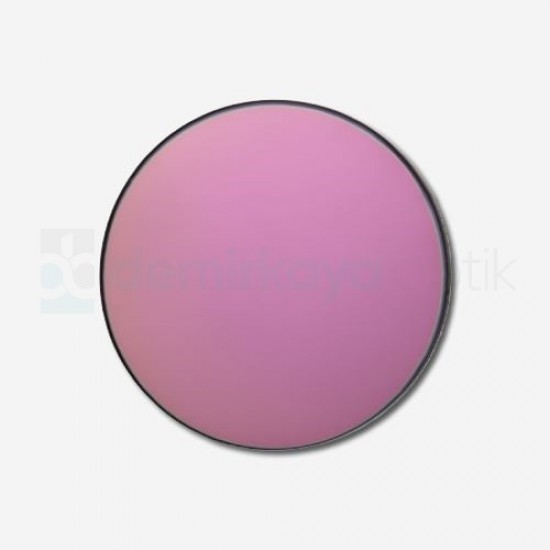 CR-39 Flat Pink Mirrored Sun Glass Lens 2B