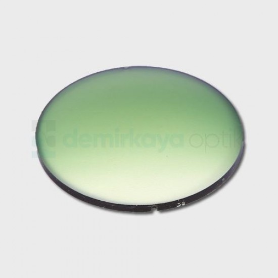 CR-39 Thick Bevel Light Green Deg. A.R. Sun Glass Lens 