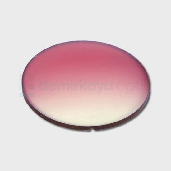 CR-39 Thick Bevel Light Pink Deg. A.R. Sun Glass Lens