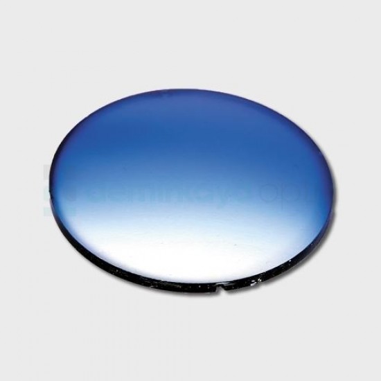 CR-39 Thick Bevel Light Blue Deg. A.R. Sun Glass Lens