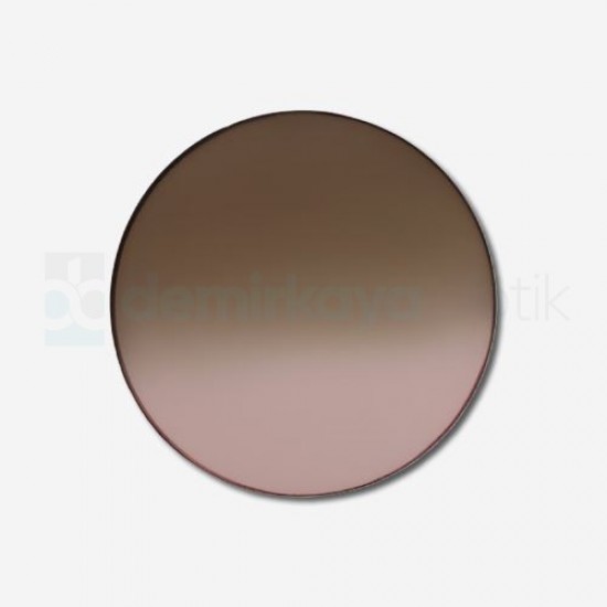 CR-39 Flat Haki/Pembe Kombin Güneş Camı 2B CR-39 Flat Haki/Pembe Kombin Güneş Camı 2B
