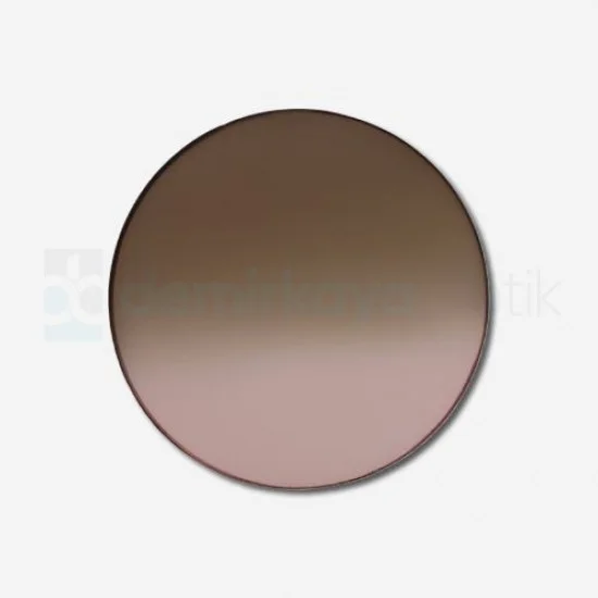 CR-39 Flat Haki/Pembe Kombin Güneş Camı 2B CR-39 Flat Haki/Pembe Kombin Güneş Camı 2B