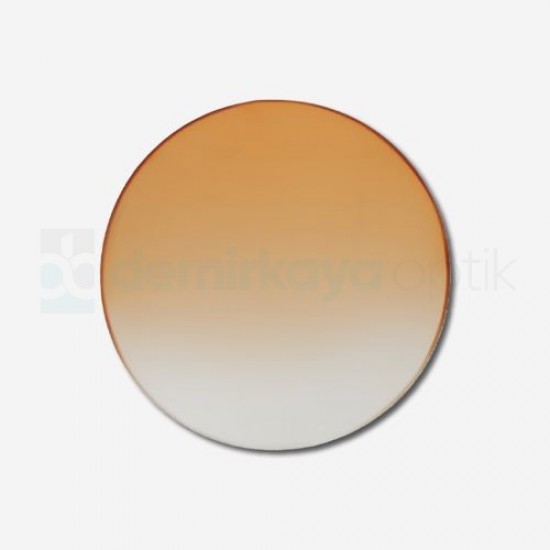 CR-39 Organic Soft Yellow Gradient Sun Glass Lens 4B