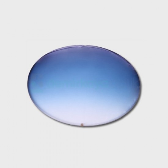 CR-39 Organic Soft Blue Gradient Sun Glass Lens 6B