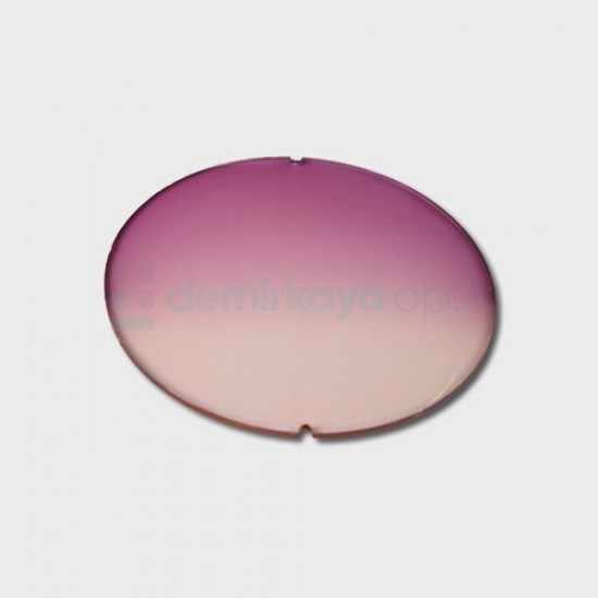 CR-39 Pembe/Turuncu Çift Renk Dış A.R. Güneş Camı 6B CR-39 Pembe/Turuncu Çift Renk Dış A.R. Güneş Camı 6B