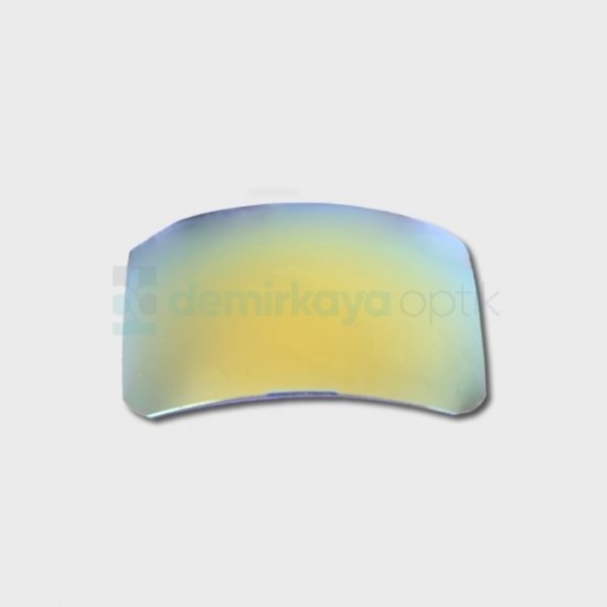 1.1 TAC Yellow Mirrored Polarized Sun Glass Lens 