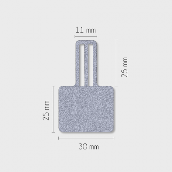 Square Plastic Price Tag Optical/Sunglasses Size